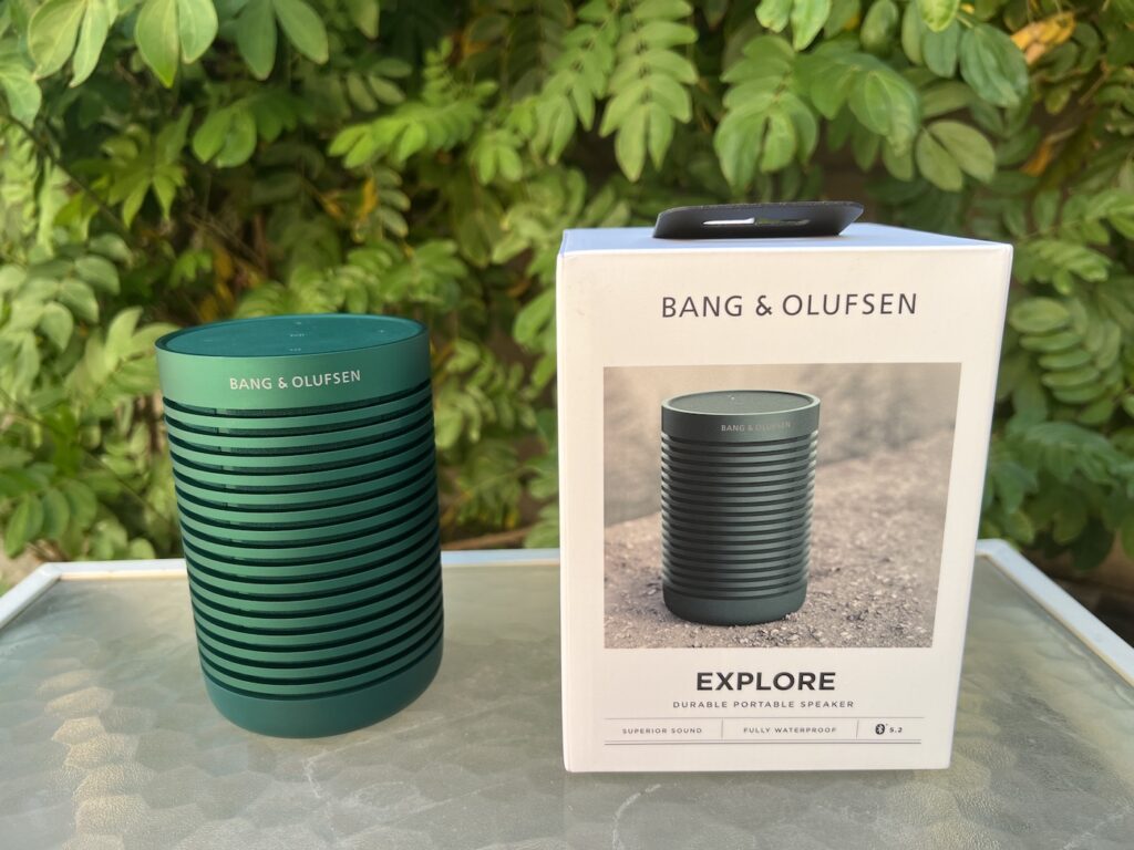 Bang olufsen, a1, explore, speaker, review