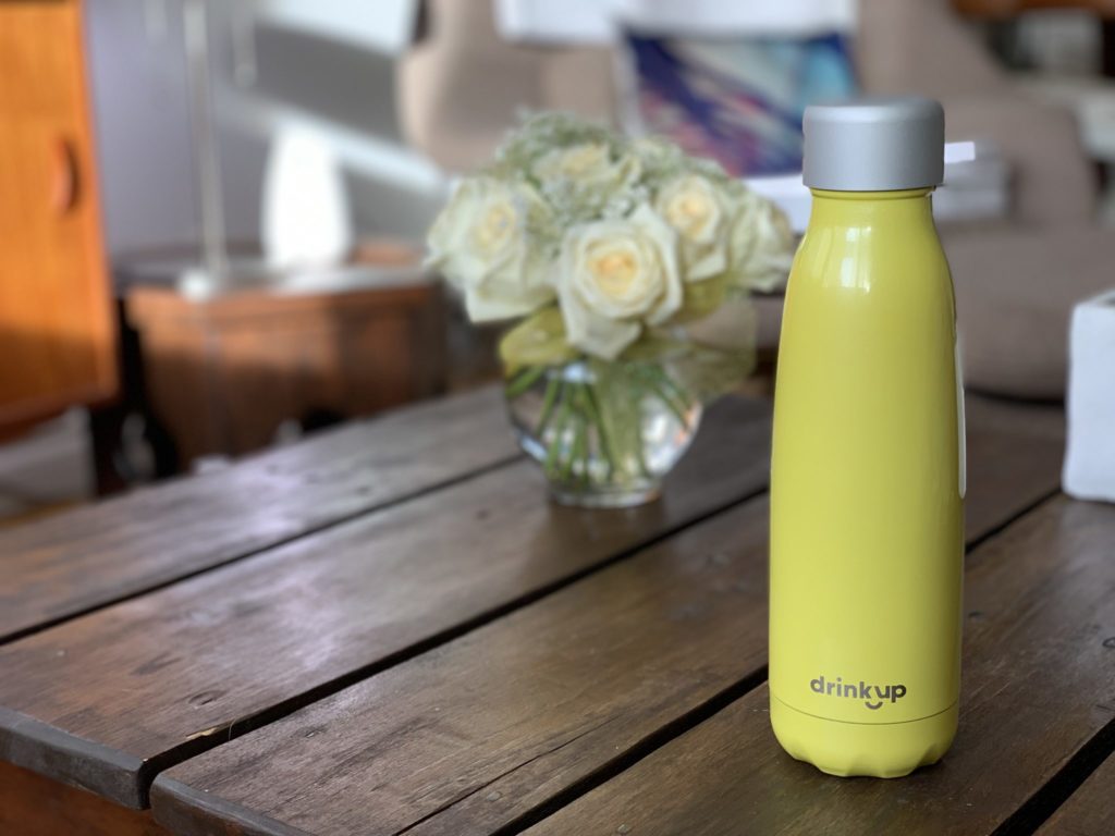 drinkup smart water bottle, review, how to