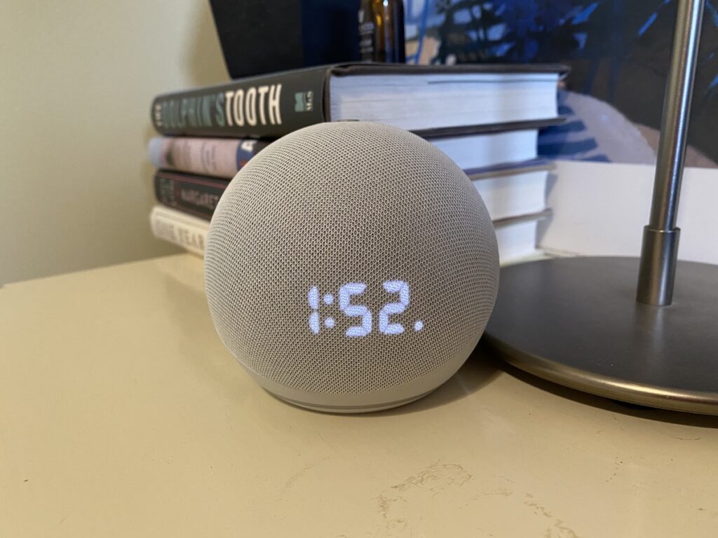 amazon, echo, with clock, 4th, gen, generation, review