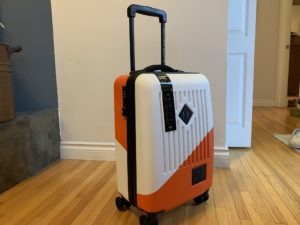 Herschel trade power carry on review travel tech