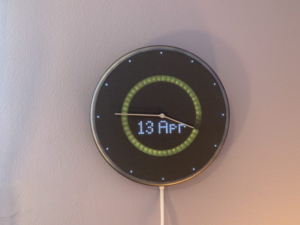 glance, clock, smart, review, how to, lights, colors, help