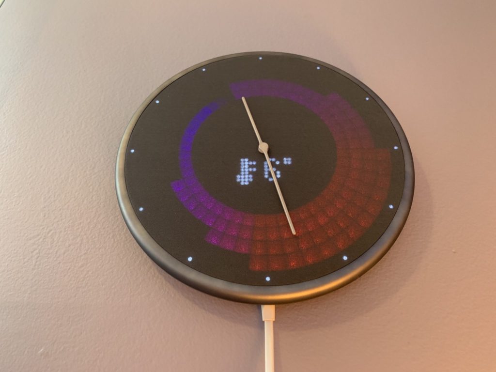 glance, clock, smart, review, how to, lights, colors, help