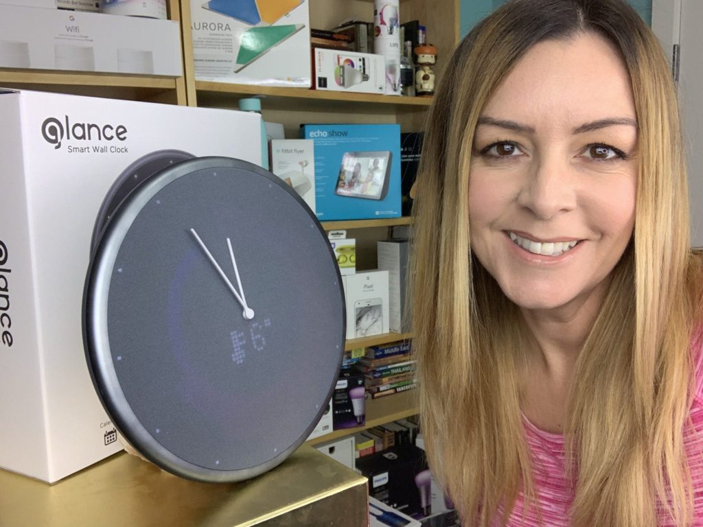 glance, clock, smart, review, how to, lights, colors, help