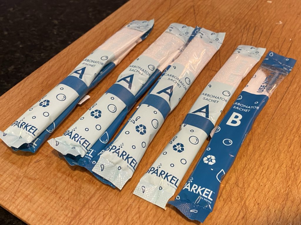how to make sparkel, sachets, carbonator, carbon dioxide, powder, drink, water, bubbly sodastream, sparkel or sodastream, which is best