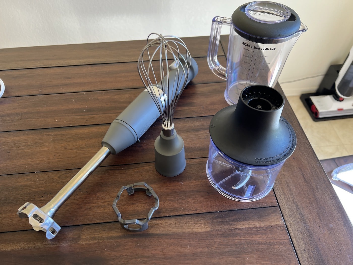 kitchenaid, amazon basics, hand blender, immersion, review, amazon basics, chopper, whisk