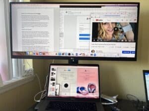 LG widescreen monitor, stand, review