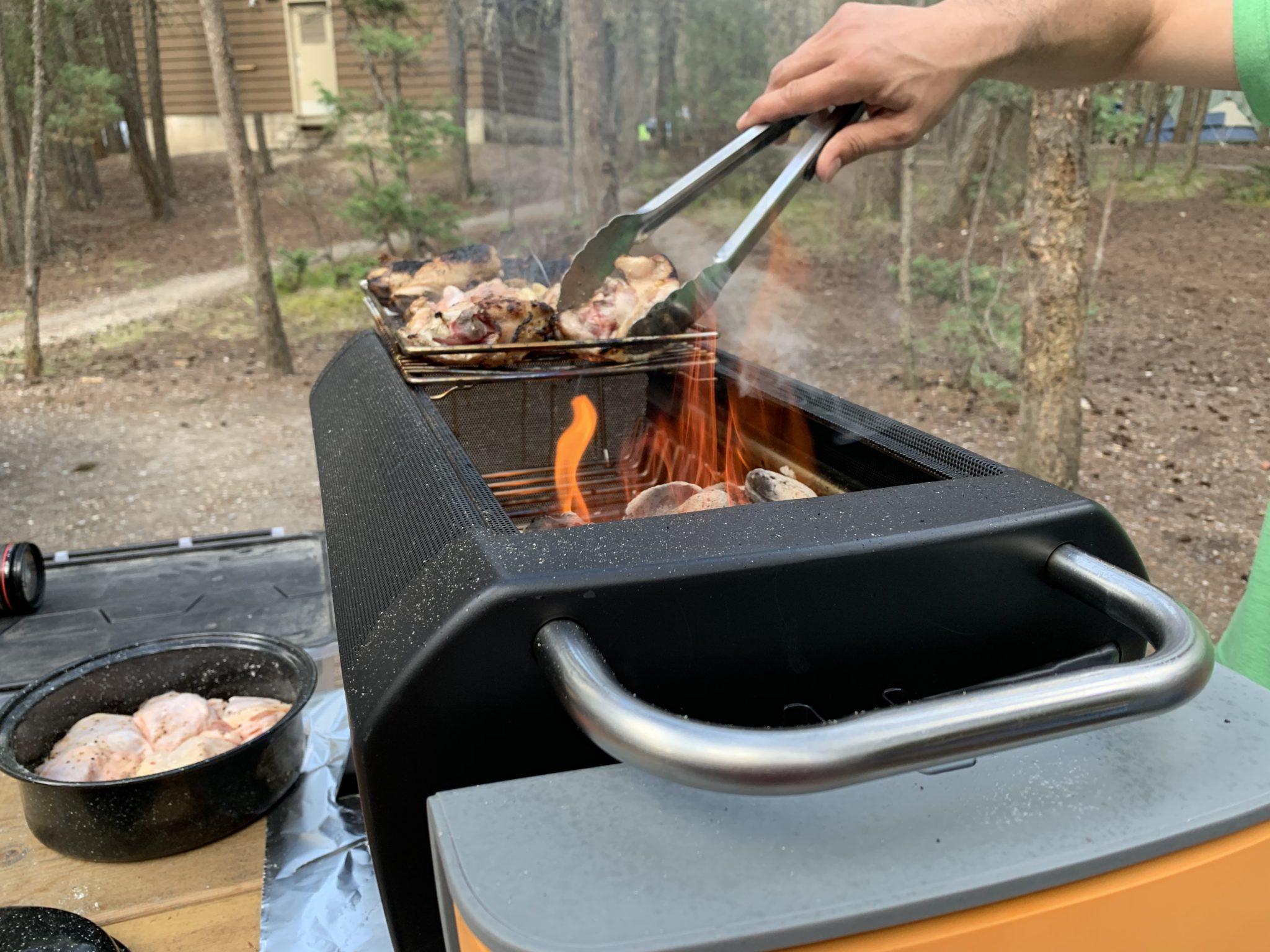 biolite, firepit, review, how to, grill, bbq, fire, cook