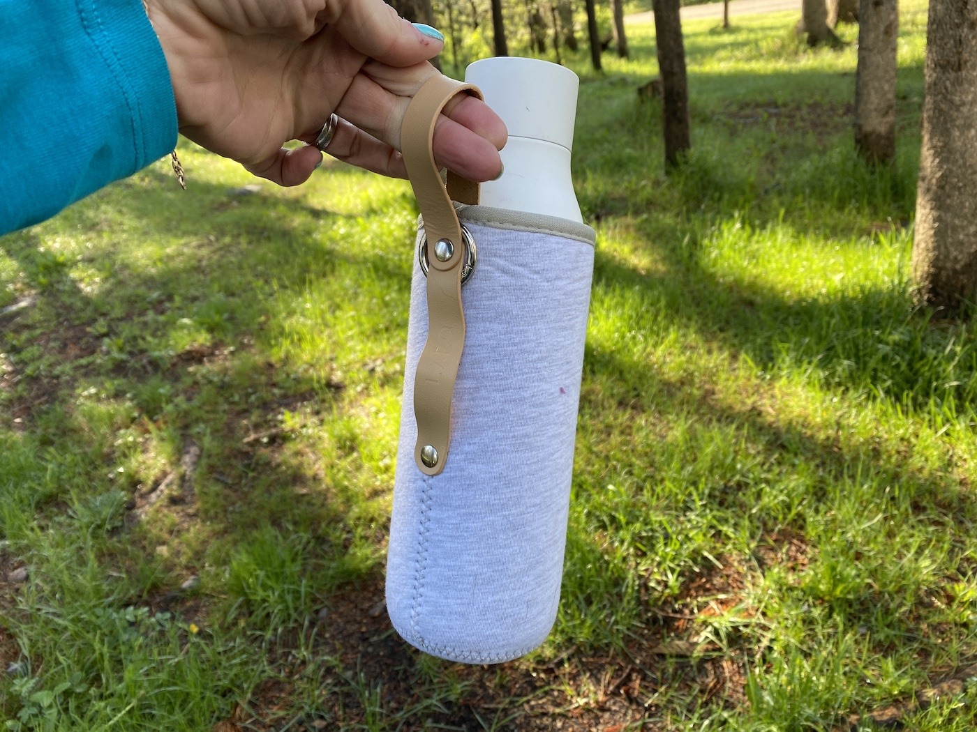 larq, sleeve, led, water bottle, self cleaning
