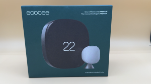 Ecobee Smart Thermostat Premium in the box.