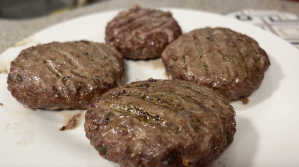 Kamado Joe Konnected Joe smart grill burgers