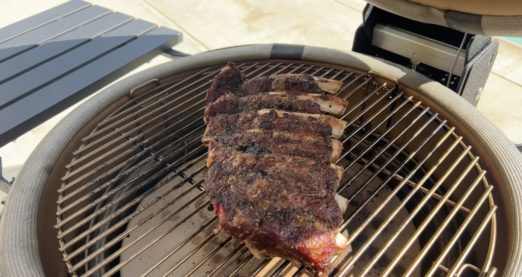 Kamado Joe Konnected Joe smart grill ribs