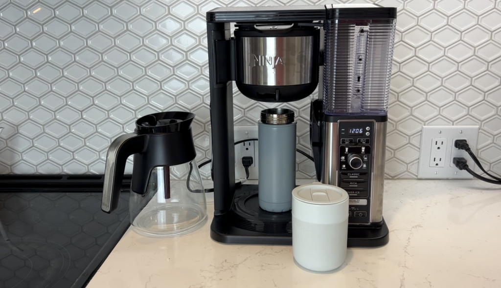 making coffee to go with ninja specialty coffee maker
