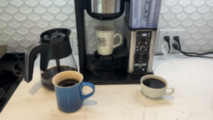 making coffee with ninja speicalty coffee maker