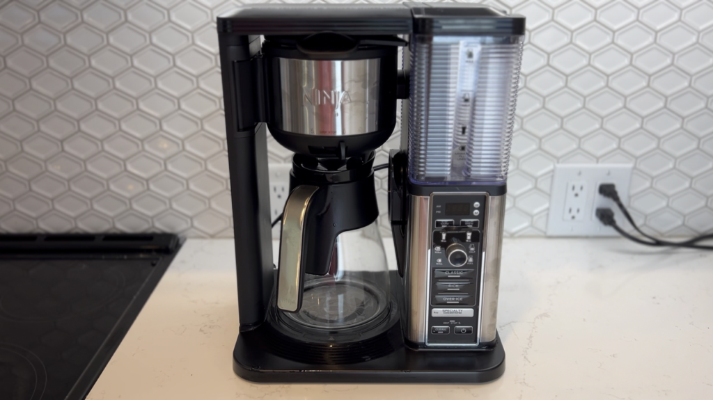 ninja specialty coffee maker on counter